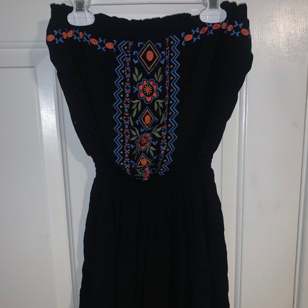 Target Black Patterned Romper